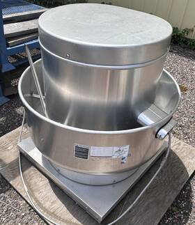 5pv086 Dayton Centrifugal Upblast Roof Exhaust Fan For Kitchens 6 000 Cfm