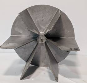 802-12-4004-5 Dayton Radial Blower Fan Wheel 6 Blade Aluminum 12.5 Inch Diameter