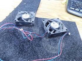Afb0712md Delta Lot Of Electronics Model Afb0712md. Dc Brushless Fans. Qty. 2. Dc12v