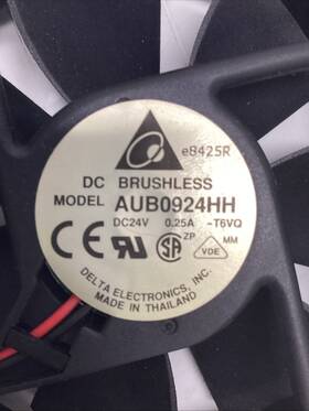 Aub0924hh Delta Electronics Dc 24v 0.25a T-608