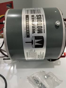 Wg840204 Diversitech 1/4 Hp 208-230 Vac 825 Rpm Condenser Fan Motor New Open Box