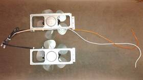 Spfbe61aa Electric Motors & Specs Industrial Evaporator Fridge Fans Mounts And Tested Working X2