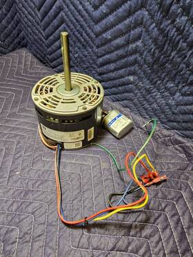 K55hxrln-2890 Emerson D806377p01 Blower Motor 1/5hp With D137452p04 Capacitor