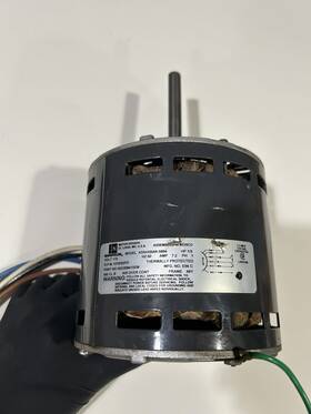 K55hxbar-5894 Emerson Hq1008415em Blower Motor 1/3hp 1075rpm 3spd 115v 60 Hz Used #mc469