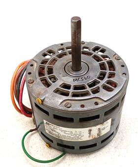 K55hxmdm-9139 Emerson Hq520938em Blower Motor 208/230v 1/3hp 1100 Rpm 2 Spd Used #mc560