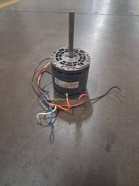 K55fyepz-2998 Emerson Blower Motor 1/2hp 115v 1050rpm/4spd Pt# 92407 5/8 Inch Shaft
