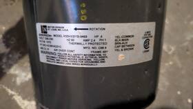 K55hxbyb-9469 Emerson Fan Motor 2.4amp