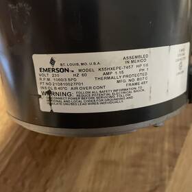 K55hxepe-7457 Emerson Blower Motor 1/6 Hp 230v 60hz
