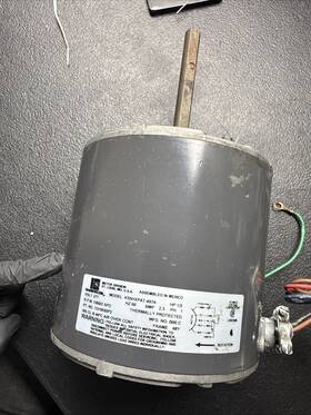 Emerson K55hxpat-4974 1/2 Hp 1060 Rpm 277v 3 Speed 60hz 2.3 Amp 1 Ph Motor