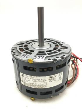 Ka55hxnlh-6996 Emerson Blower Motor 1/3 Hp 1075 Rpm 2 Spd 120 V Used #mc399