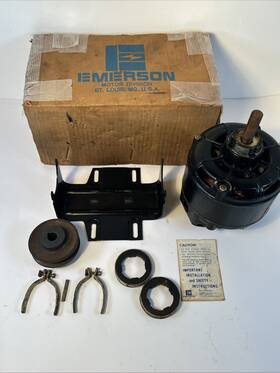 S60xsfb-2765 Emerson Belt Drive Fan Blower Motor 1/4 Hp 115v 1725 Rpm 4.4 Amp