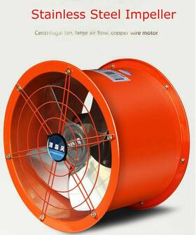 C225r99 Explosion-proof Axial Fan Used 14ftft Exhaust Flow 220v Suction Extractor Blower Ventilation