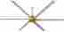 F-es2-1001s34 Big Ass Solutions 10 Ft Yellow Silver Aluminum Shop Industrial Warehouse Garage Ceiling Fan 693829326347