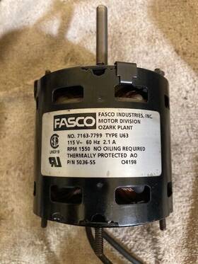 5036-ss Fasco Electric Motor