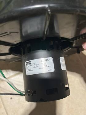 A170 Fasco 663001021711 3.3 Inch 1/25hp 3400rpm 115v Blower Motor