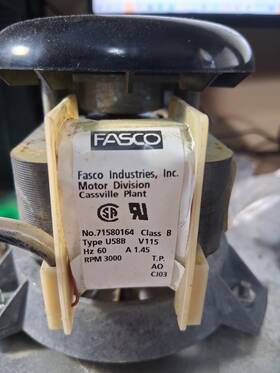 7058-0261e Fasco Draft Inducer Blower Assembly 71580164 U58b 115v 60hz Furnace Motor 7058-0261e Fasco Draft Inducer Blower Assembly 71580164 U58b 115v 60hz Furnace Motor