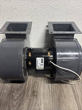 70902772 Fasco Double Blower Motor 115v 1550 Rpm #x4