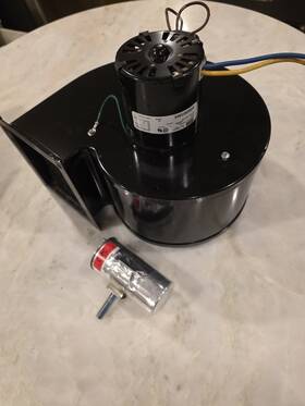 Fasco 70903106 Aprilaire 4515 Blower Motor And 55mfd Capacitor - 1710a 1750a 1770a Tested