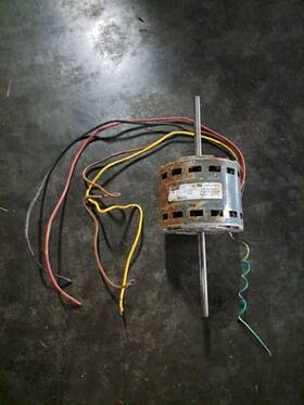 7126-4251 Fasco Furnace Blower Motor 1/4hp 208-230v 1100rpm/2spd Cpn 40055