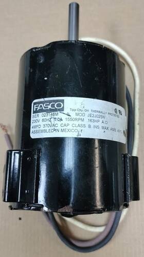 Fasco Je2j025n 220v 1 A 1550 Rpm Motor