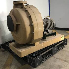1630 Fybrol Model 4x6x13 7.5hp Industrial Centrifugal Blower Motor - Pickup Only