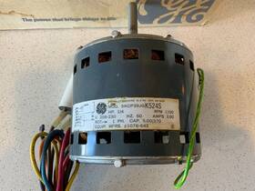 5kcp39jgk524s Ge 1076-642 Motors Hvac Blower Motor 1/4hp 1100pm 1ph 220v #1076-642