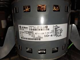 5kcp39kgt038as Ge 20046602 Blower Motor 1/3hp 1075rpm 115v 1ph Used Loc C4t5