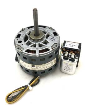 5kcp39ggg958s Ge 21a309914p01 Blower Motor 1/3hp 200/230v 1075 Rpm Used #cmc77