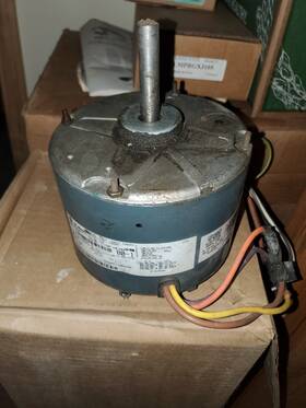 5kcp39dgs375 Ge 3727 1/6 Hp Condenser Fan Motor 1075 Rpm 208-230 Used Electric