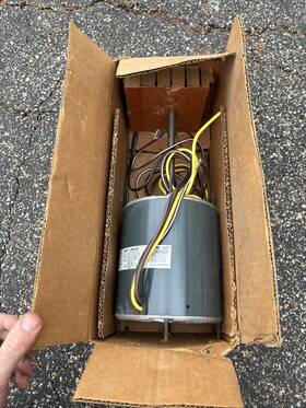 Ge 3739hs General Electric Condenser Fan Motor 3/4 Hp 460 V 1075 Rpm