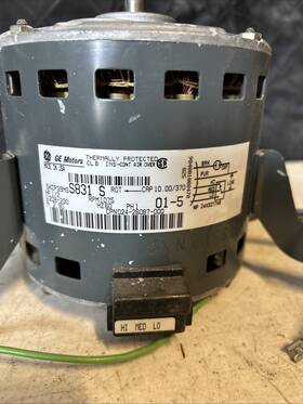 5kcp39mg Ge 5450b Motors S831s Blower Motor 1/2hp 1075rpm 1ph 208-230v