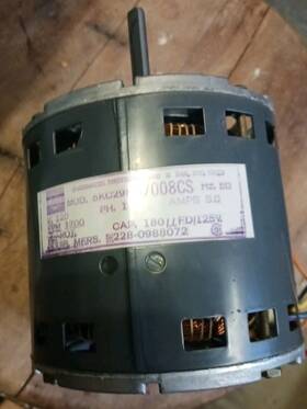 5kc29kg7008cs Ge Furnace Blower Motor 5 Amps 1700 Rpm 1 Ph 120v
