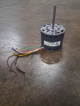 5kcp39lgm301as Ge Motors Blower Motor 1/2hp 1075rpm 4spd Hc43ae115 Used