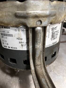 5kcp39lgr668as Ge Furnace Blower Motor Hp 1/2 Rpm 1075 4spd P/n Hc43ae116a