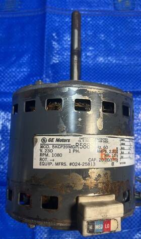 5kcp39mgrs88 Ge S - Blower Motor 1/2 Hp 208-230v 60hz 1080 Rpm 3spd 024-25813