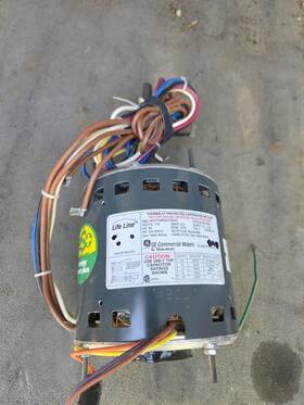 5kcp39rgu706as Ge Blower Motor 3/4hp 1075rpm 115v #3466 Gar