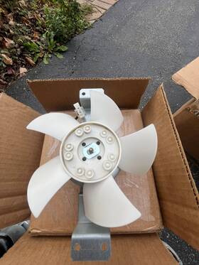 5ksm81ffl0114 Ge Aluminum Framed Unit Bearing Cooling Fan Motor 1350rpm