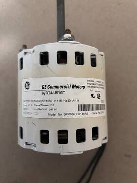 5ksm84dfk146as Ge Commercial Motors Evaporator Motor 115v White