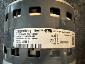 5s8a39glv5054 Ge Genteq 1/2 Hp Motor 120/240v 1050 Rpm