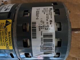 Ge 5sme39hl0893 Ecm 2.3 1 Phase 120/240v 7.10/4.30a Gray Metal Blower Motor