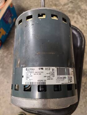 5sme39sxl055a Ge X13 Ecm Blower Motor 230v 1hp Used