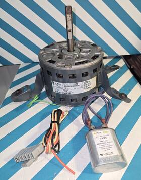 18k7401.tested Ge Motors 5kcp39hgs566s Gm Blower Motor 1/3 Hp 1075rpm 208-230v
