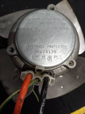 5ksm51ag Ge Sm51ag Refrigerator Fan Motor 5205 2 Watt 1.4 Amp 1550 Rpm