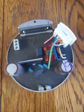 281323 Ge X13 1/2 Fm19 Ecm 1/2hp Blower Motor Module Ccw Rotation W Pigtail Used