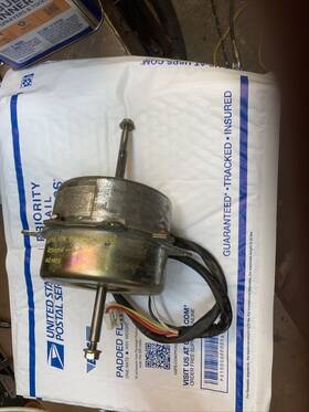 Wj94x10107 Ge Ygn50-6k Air Conditioner Double-shaft Fan Motor Ygn50-6 115v/60hz/50w/6p