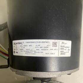 F48af69a61 Genteq Blower Wheel Motor 115v 3.6a Thermally Protected Metal 1 Phase