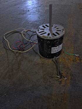 Genteq F48s97a13 Furnace Motor 3/4hp 1075rpm/3spd 115v From Reznor