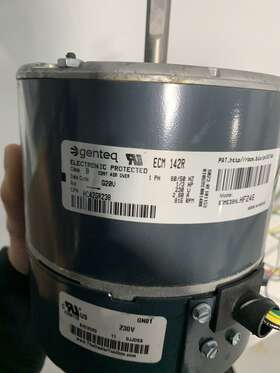 5sme39hlhf246 Genteq Hc42gr238 Ecm 142r 1/3hp 230v Blower Motor Gn01 Used #mc11