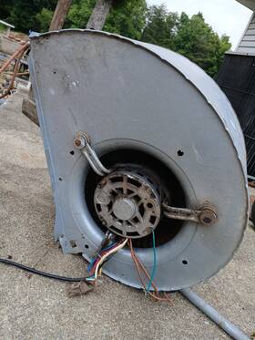 0271f00161s Goodman Blower Assembly Housing And Wheel With Capacitor