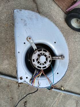 Gmh950703bxaa Goodman 1/2 Hp Blower Motor And Housing 115v 1075rpm Furnace Tested
